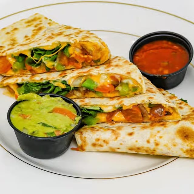 BBQ Pulled Pork Quesadilla.
