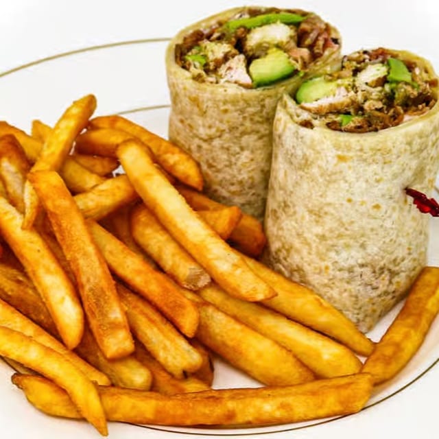 Avocado Chicken Wrap.