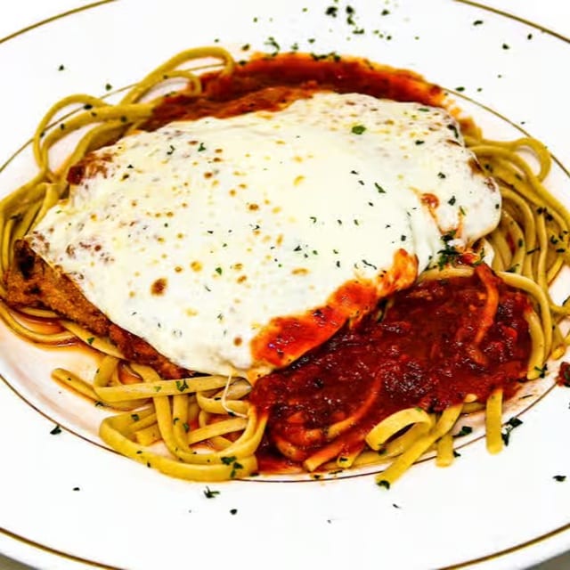 Chicken Parmigiana.