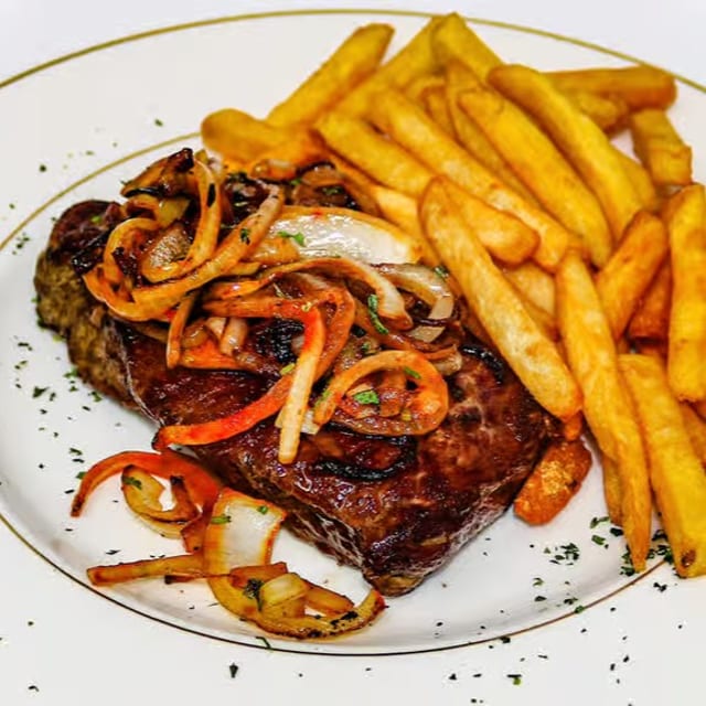 New York Strip Steak.