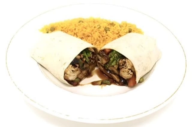 Chicken Teriyaki Wrap.