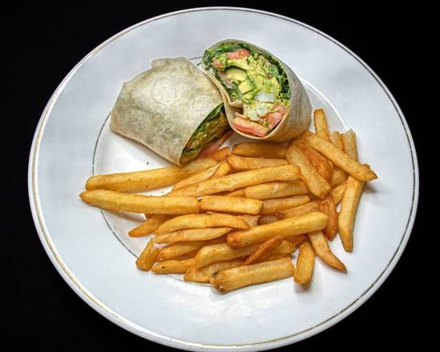Shrimp Cilantro Wrap.